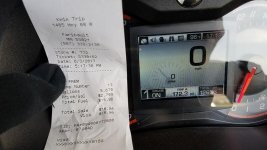 Biggest 2013 Spyder fill up plus added REDA 1 Gal to top off.jpg