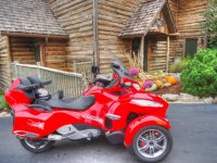 Spydee at Big Cedar Lodge in Branson, Missouri - This is where MoGang had breakfast during our Branson ride.