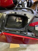Compressor installed in right side saddle bag.jpg Compressor installed in right side saddle bag.jpg