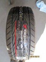 IMG_4083 Yokohama 205-55-15 rear tire 30 % Sept 2016.jpg IMG_4083 Yokohama 205-55-15 rear tire 30 % Sept 2016.jpg