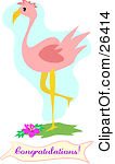 26414-Pink-Flamingo-Bird-Standing-With-One-Leg-Up-Over-A-Congratulations-Banner-Poster-Art-Print.jpg