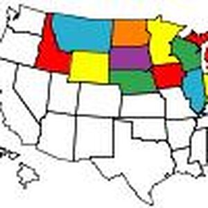 Visited States Map
