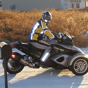Snowy ride
