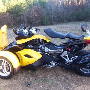 spyder taken apart.