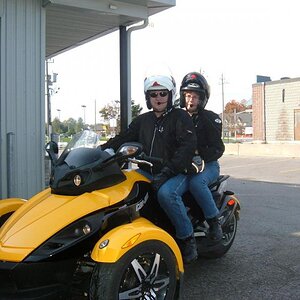 Spyder test ride October 2007, Uxbridge, Ontario
