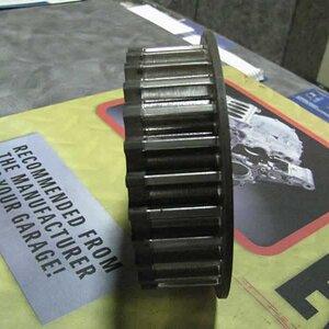 Shiny groove deep enough that belt could not be adjusted out of it