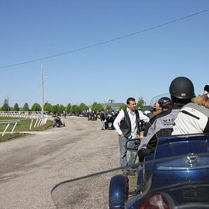 Preparing to leave