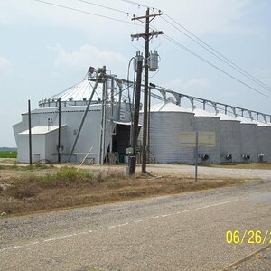 Rice bins, between Kaplan and Rayne, LA