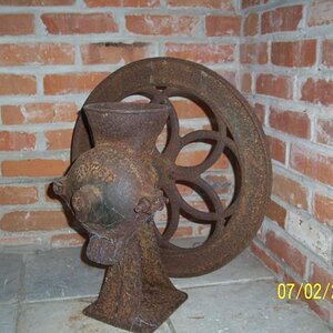 Meat grinder.
