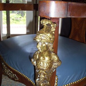 Chair detail.