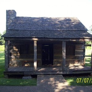 Front of the cabin.