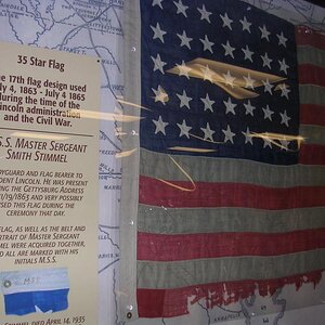 Old 35 star flag
