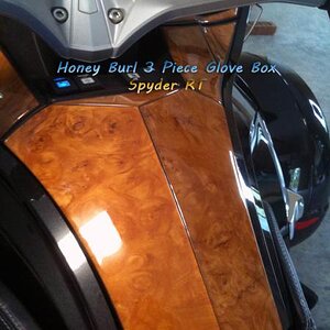 Honey Burl Glove box Spyder RT

ORDER: 814-838-6377