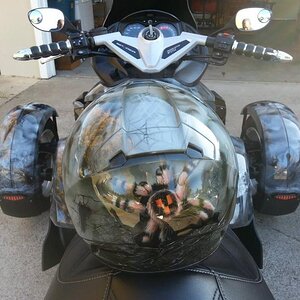 Helmet and Bike