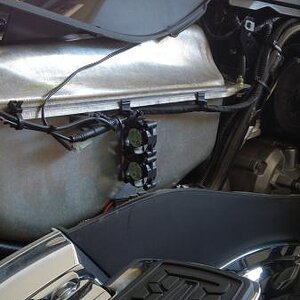 Ventilation fans for the brake master pump area