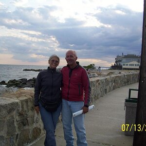 Us at the beach.