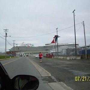 Cruise ship.
