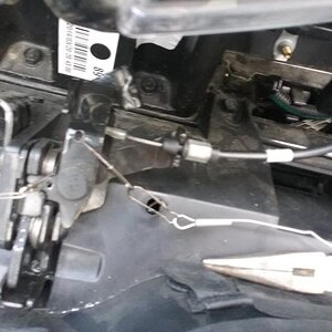 frunk lock closeup