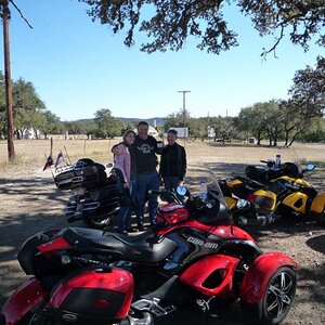 riding with friends