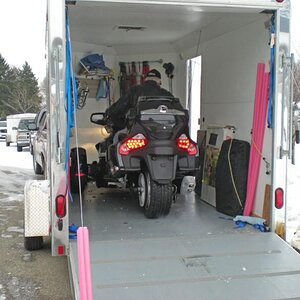 Loading RT S in Trailer