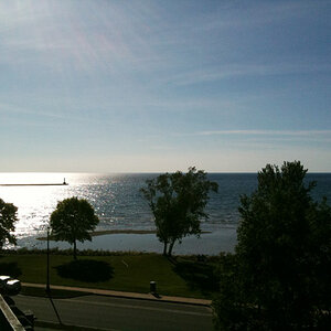 Quick shot from Petoskey on my way to the bridge.