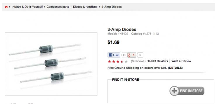 3amp Diodes