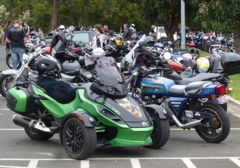 Bikes at Mirboo North '15