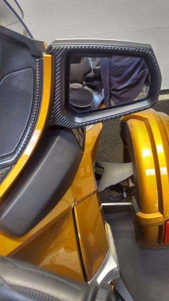 Carbon Fiber dash kit from Wrap My Spyder