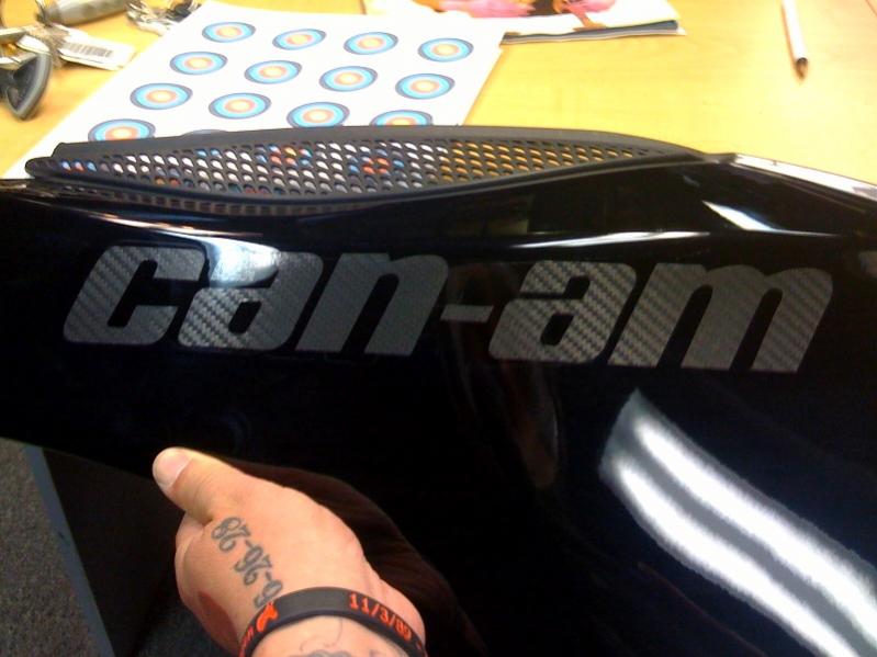 carbon fiber logo