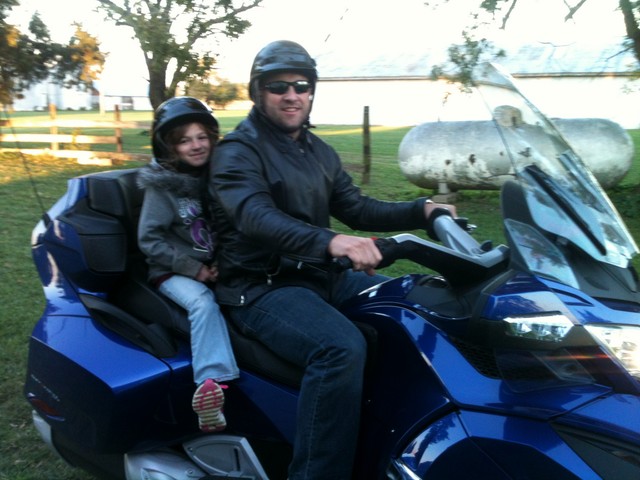 Chad & Maddie got the second ride. They enjoyed the ride as well.