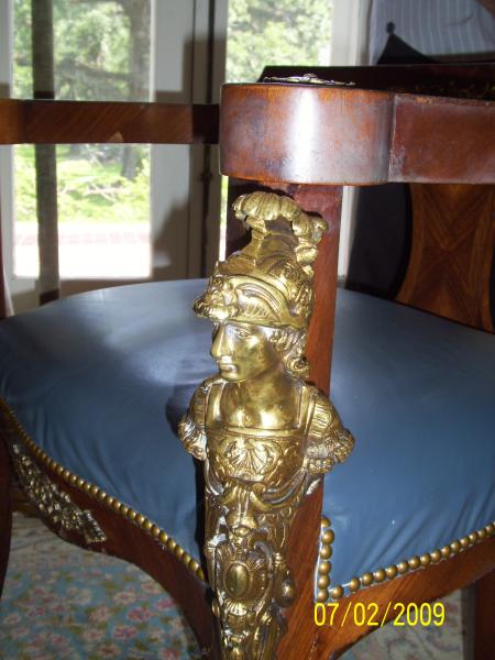 Chair detail.