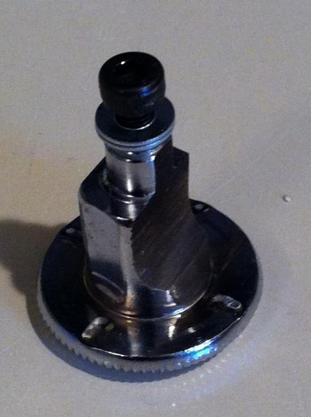 Clutch lever adjuster side view