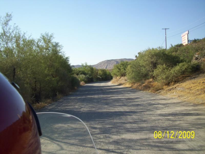 Dirt road home.