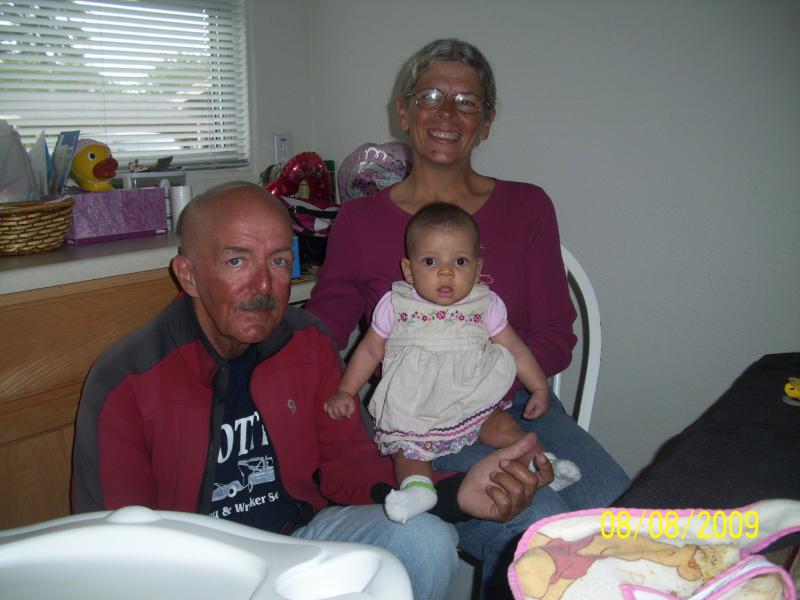 Elysia and the grandparents.