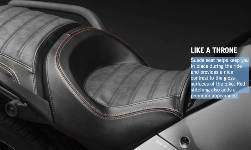 F3 suede seat