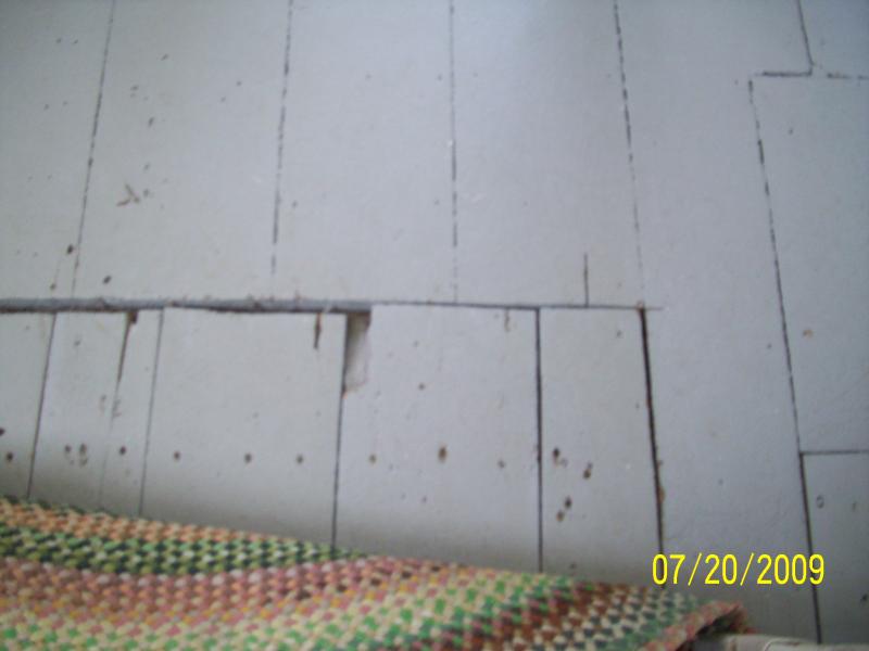 Floor boards.