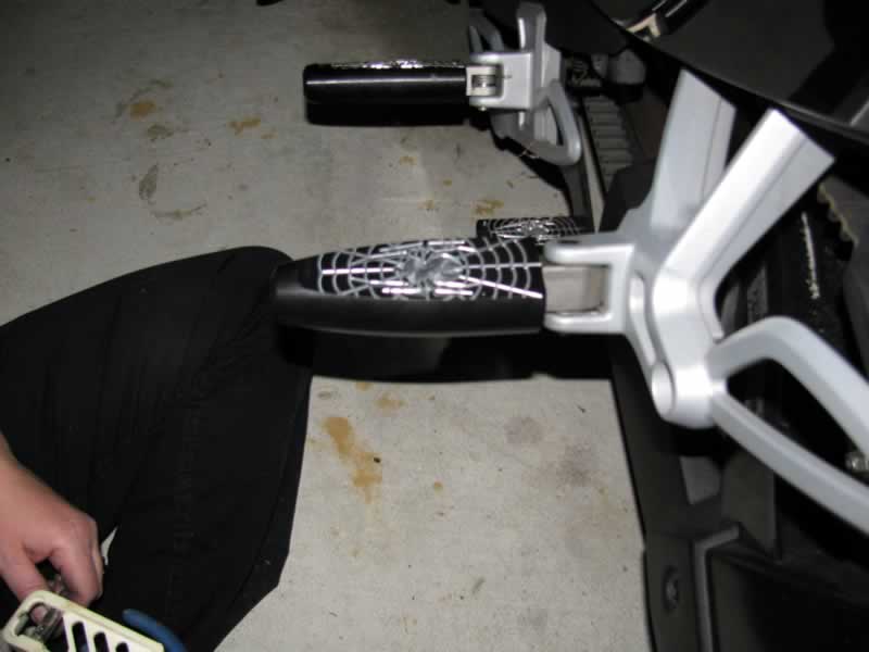 Footpeg installed