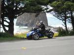 Haystack Rock just off of Oregon Hiway 101