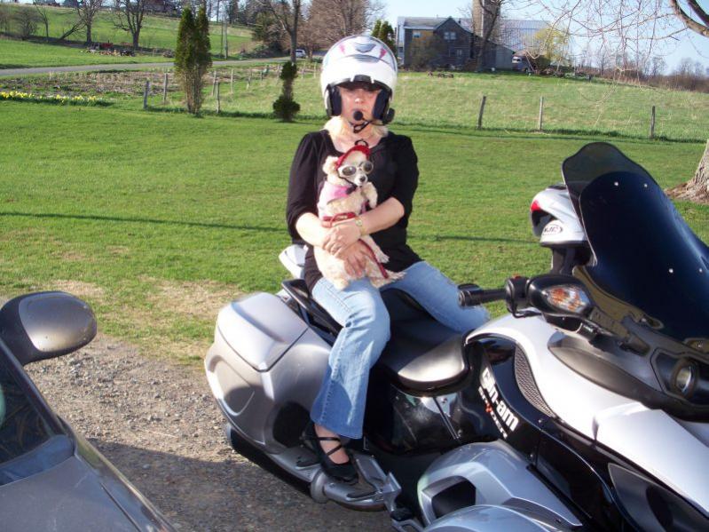 Kalie ready to ride