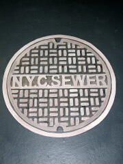 man hole close up