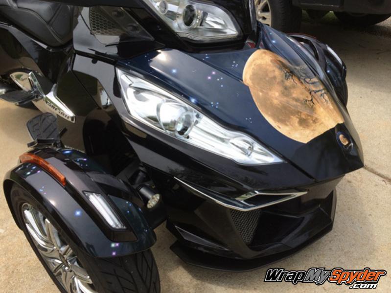 Moon & Stars BRP can am frunk wrap