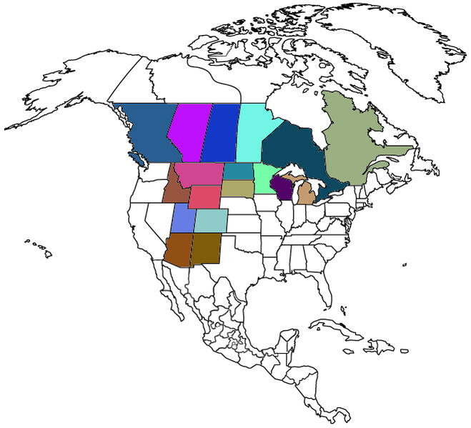 NA map
