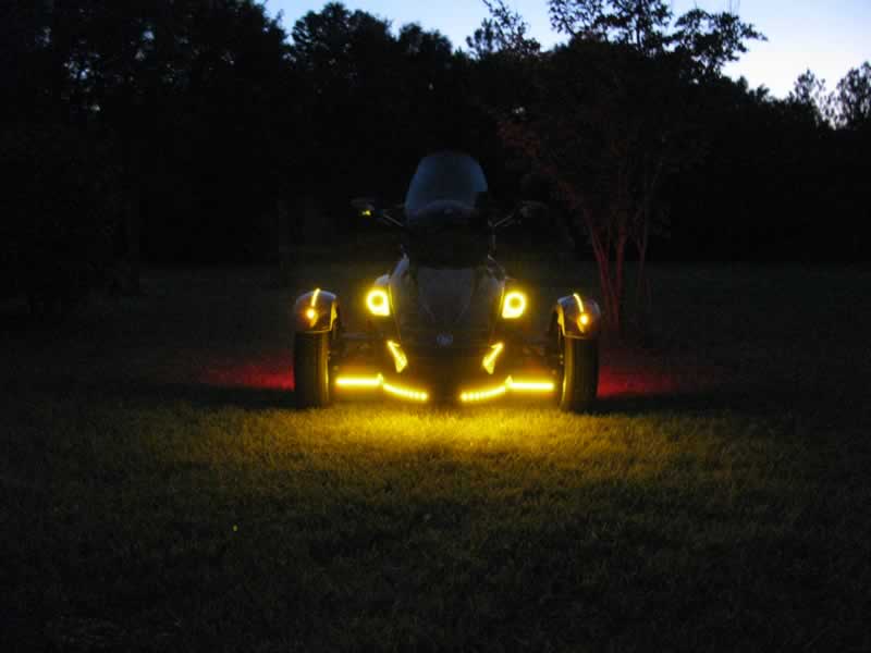 Nose cone, ground effects, fog light rings, fender tips, TricFenderz, and ESI Day Runners