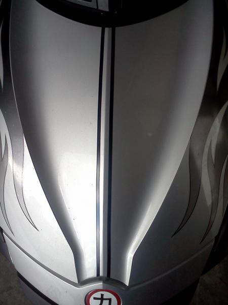 Pin Stripe Hood