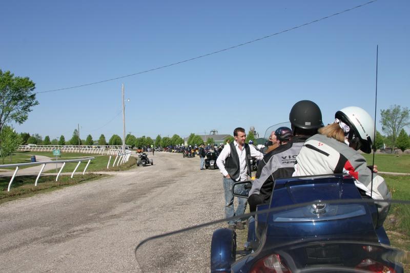 Preparing to leave