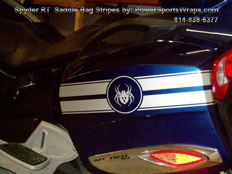RT- GT saddle bag stripe- Take your RT GT racing stripe to the next level by adding our new saddle bag side stripe. Circle image can be edited and the