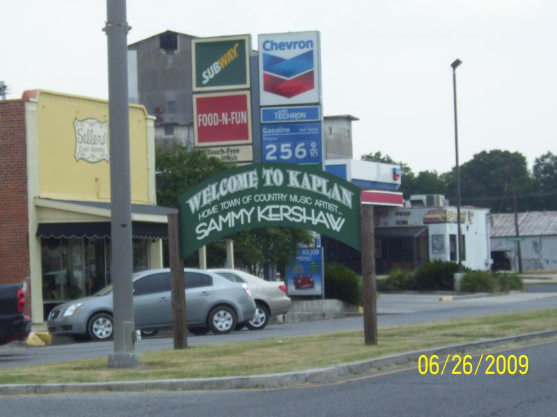 Sammy's sign.  Kaplan, LA