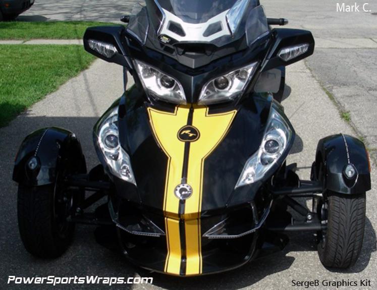 Serge B RT graphics kit produced in Glossy Yellow wrapping film PMS 124C. This kit was created for Mark C. To ORDER call 814-838-6377 Email: pete@powe