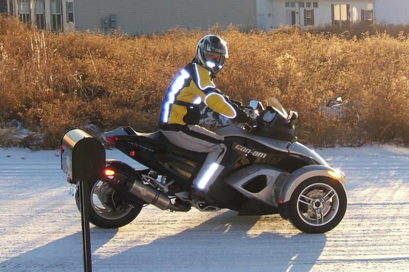 Snowy ride