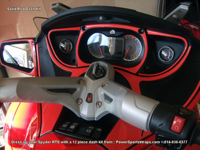 Solid Red RT Dash kit: Available in many colors and styles for the RT and RS models..